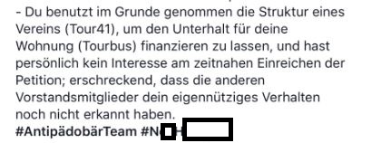 Benutzt-Vereinsstruktur