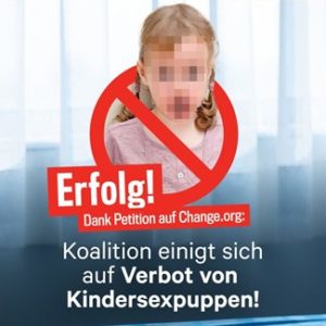 Kindersexpuppen werden verboten.